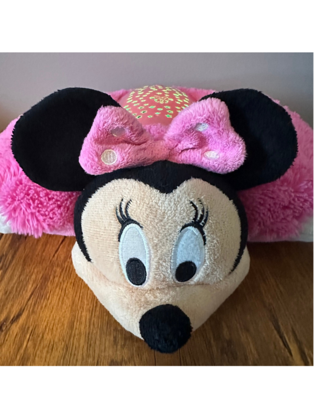 Pillow Pets Dream Lites Minnie Mouse Light Up Plush Projector Pink - Picture 8 of 8